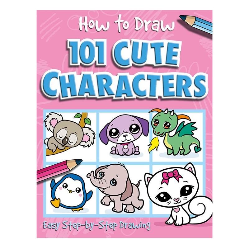 How To Draw 101 Cute Characters