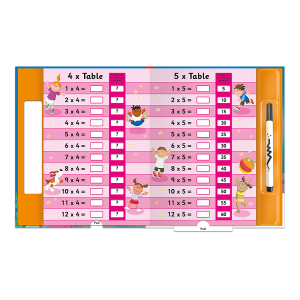 Lets Learn Times Tables - Pull The Tabs