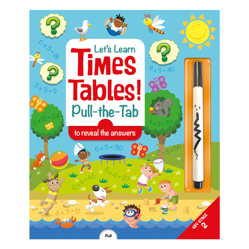 Lets Learn Times Tables - Pull The Tabs