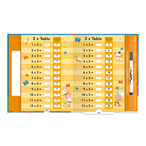 Lets Learn Times Tables - Pull The Tabs