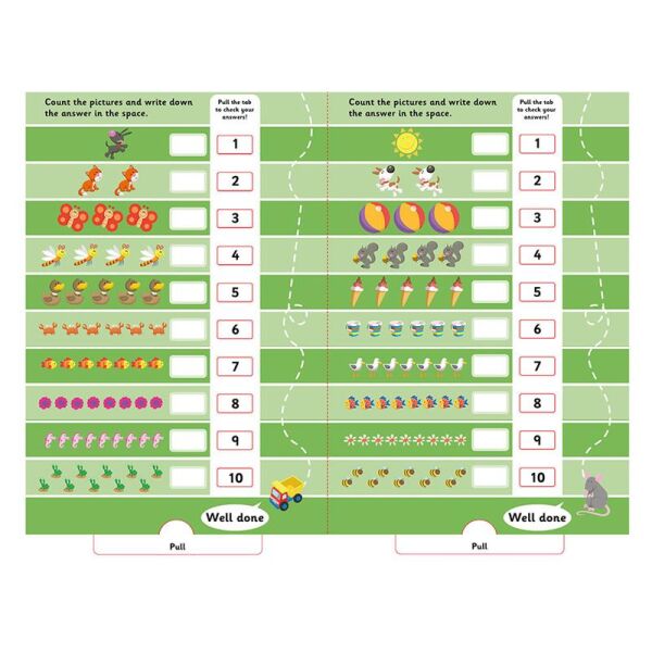 Lets Learn The Math Counting - Pull The Tabs