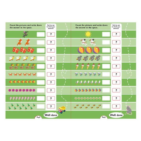 Lets Learn The Math Counting - Pull The Tabs
