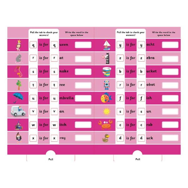 Lets Learn The Alphabet - Pull The Tabs