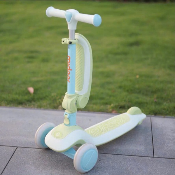 Katlanabilir 2'si 1 Arada Işıklı Scooter