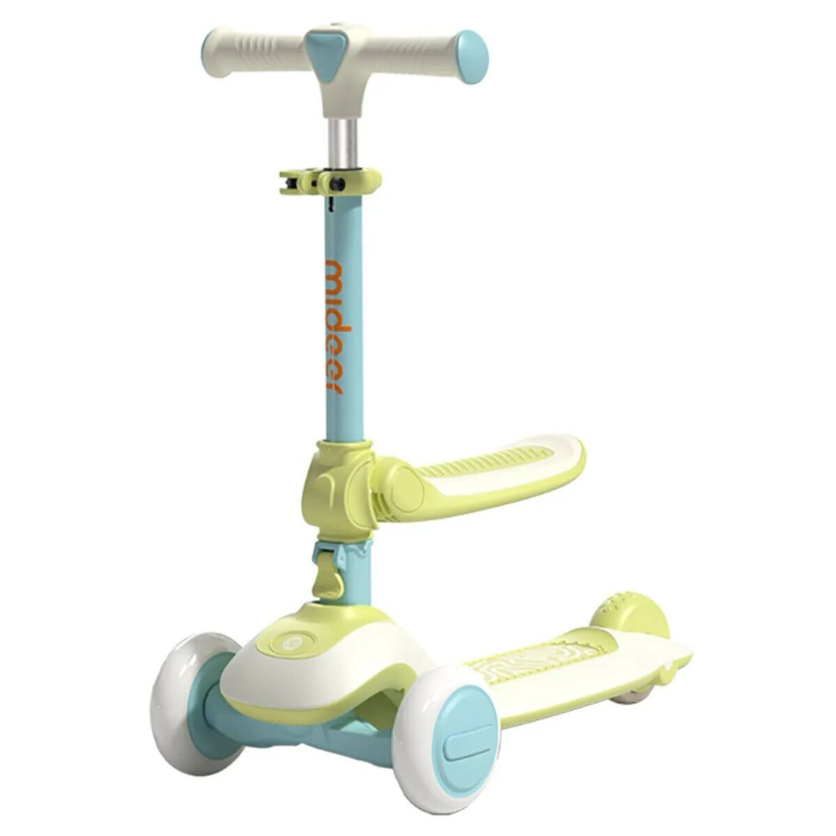 Katlanabilir 2'si 1 Arada Işıklı Scooter