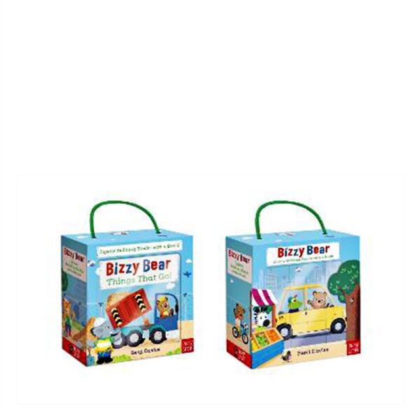 BIZZY BEAR JIGSAW BUILDING BLOCKS WITH A BOOK