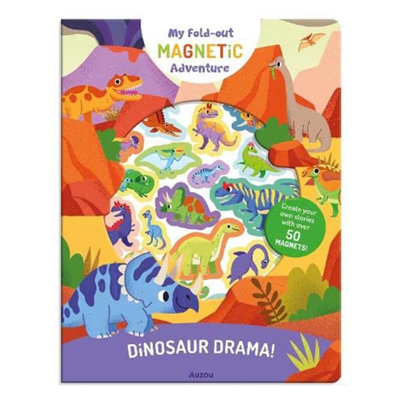 My Fold-Out Magnetic Adventure - Dinosaur Drama