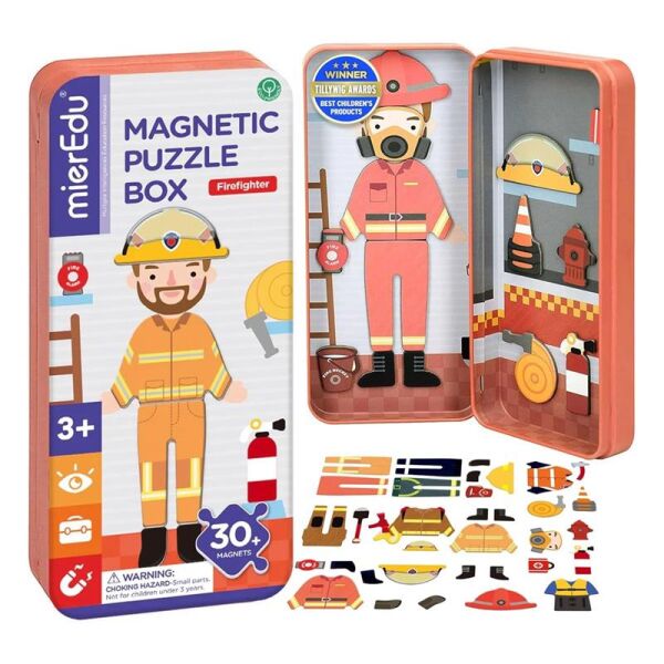 Manyetik Puzzle Kutusu - İtfaiyeci