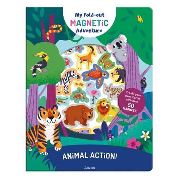 My Fold-Out Magnetic Adventure - Animal Action