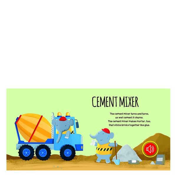 Construction Site Vehicles - Sound Book