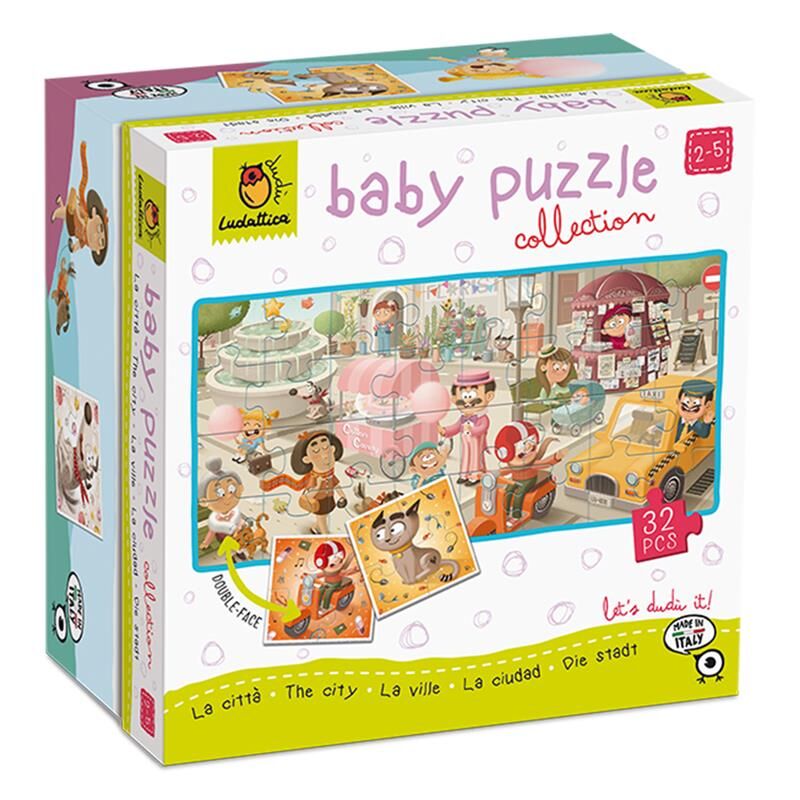 Bebekler için Puzzle - Şehir