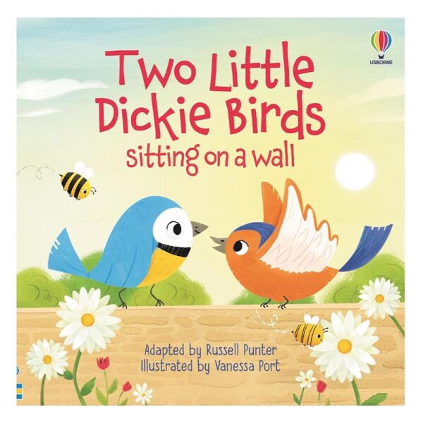 Two Little Dickie Birds Sitting on a Wall