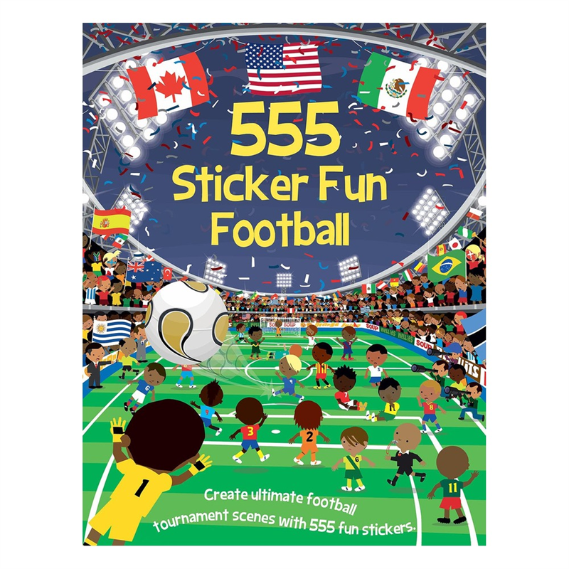 555 Sticker Fun Football