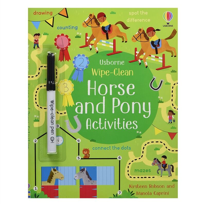 Wipe-Clean Horse And Pony Activities