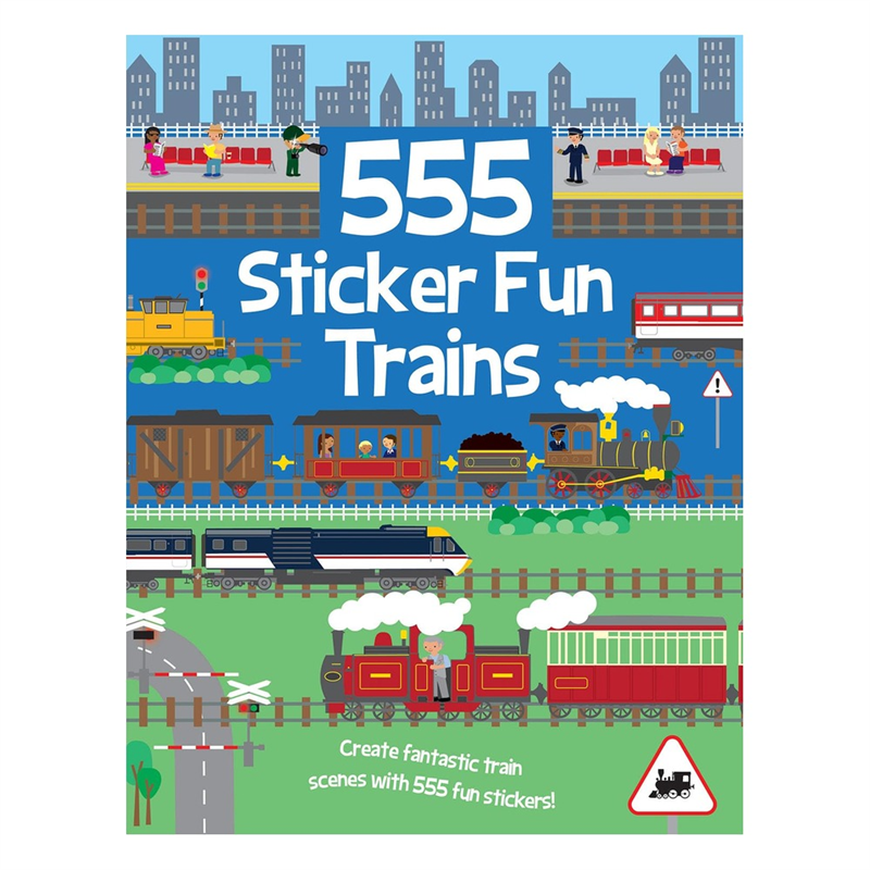 555 Sticker Fun Trains