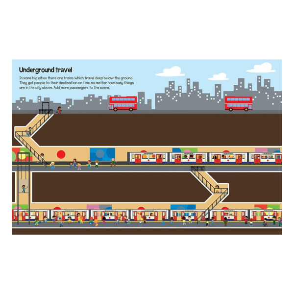 555 Sticker Fun Trains