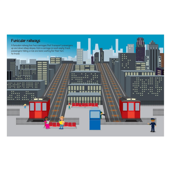 555 Sticker Fun Trains