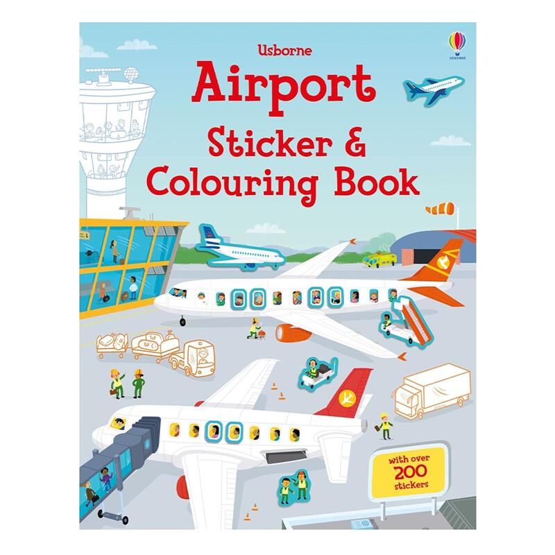 Airport Sticker and Colouring Book