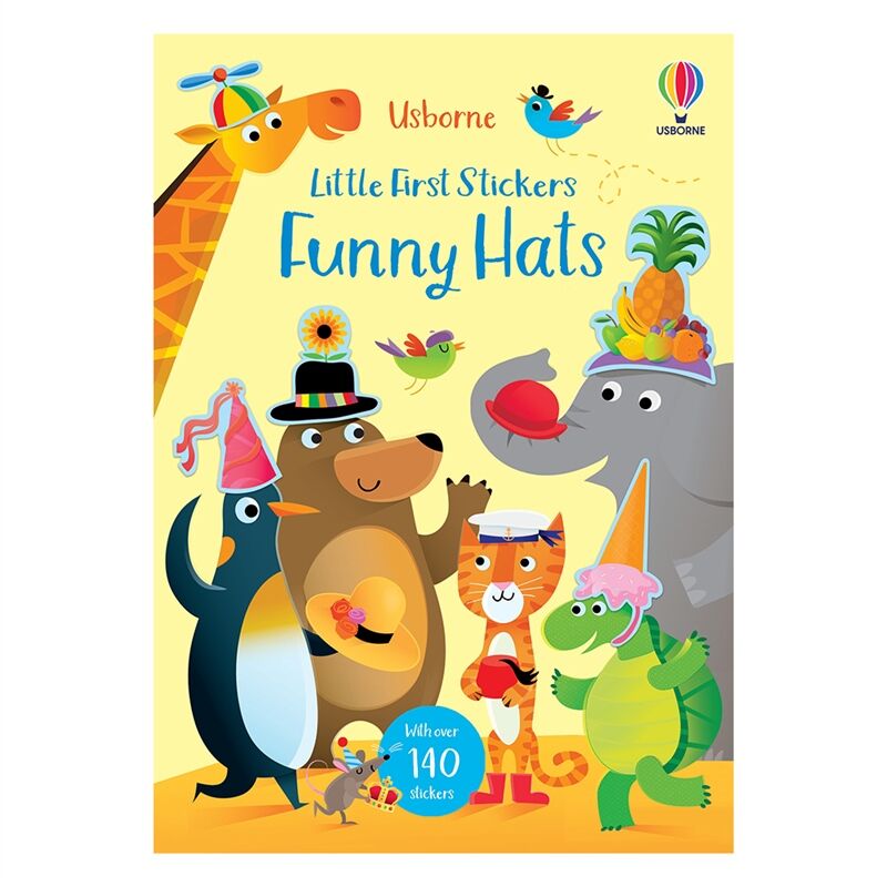 Little First Stickers Funny Hats