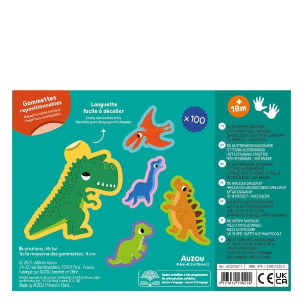 My First Pouch of Stickers - Dinosaurs