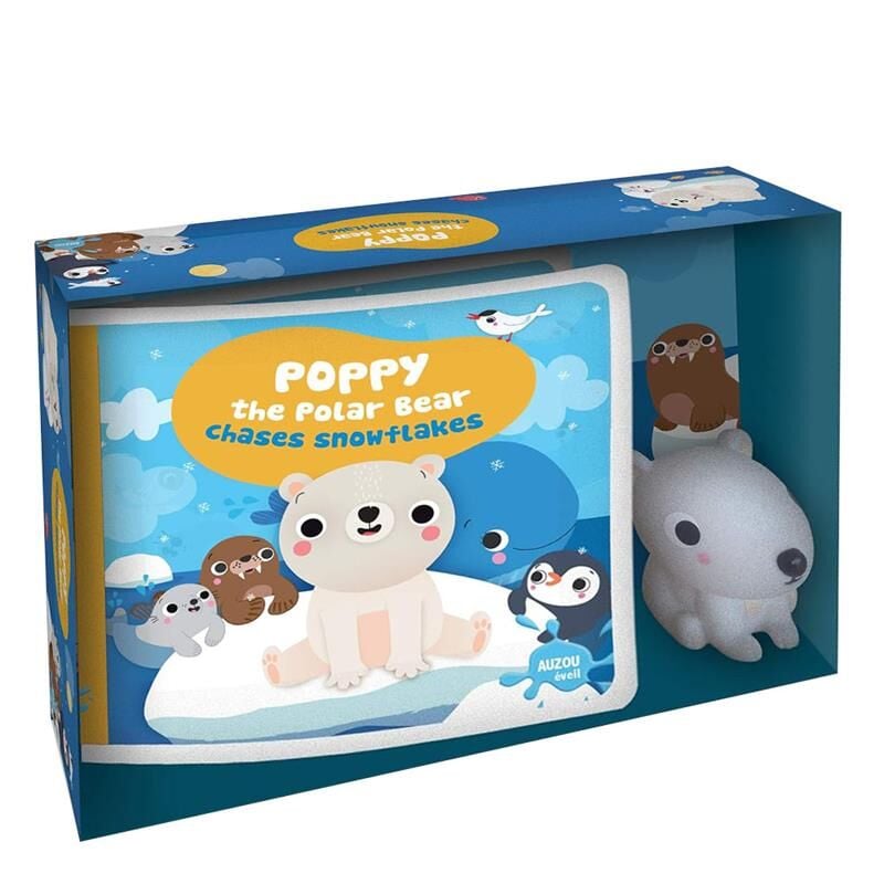 Poppy the Polar Bear Chases Snowflakes