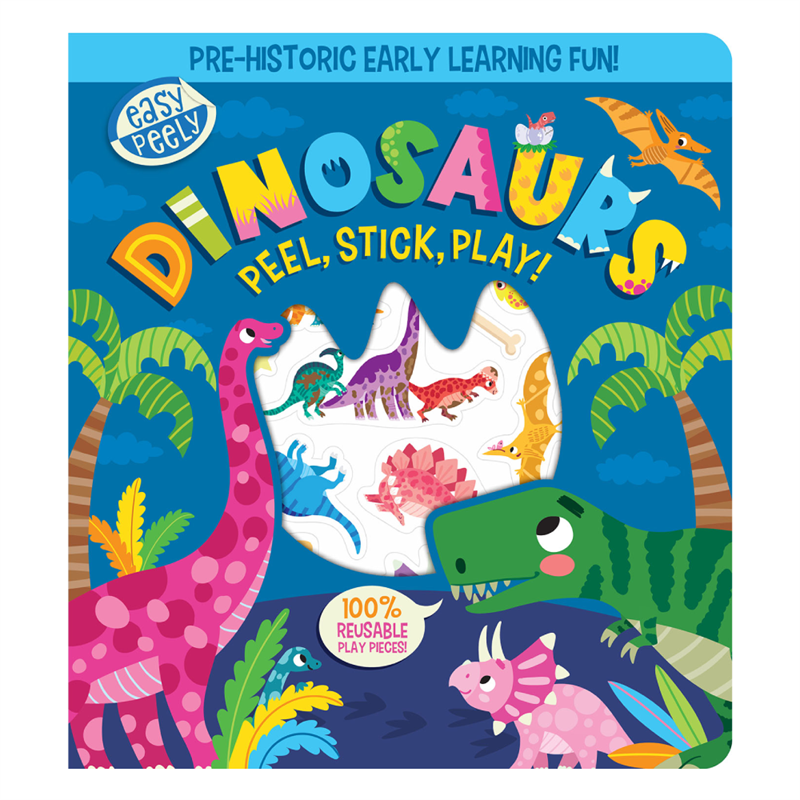 Easy Peely Dinosaurs - Peel, Stick, Play
