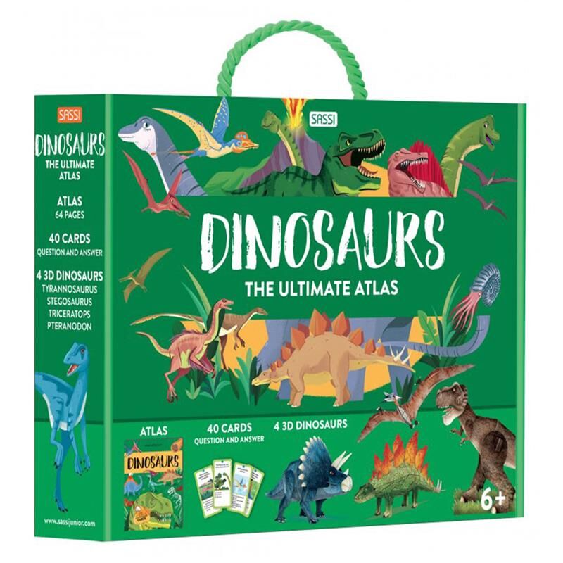 Puzzle - Atlas ve Kitap - Dinozorlar