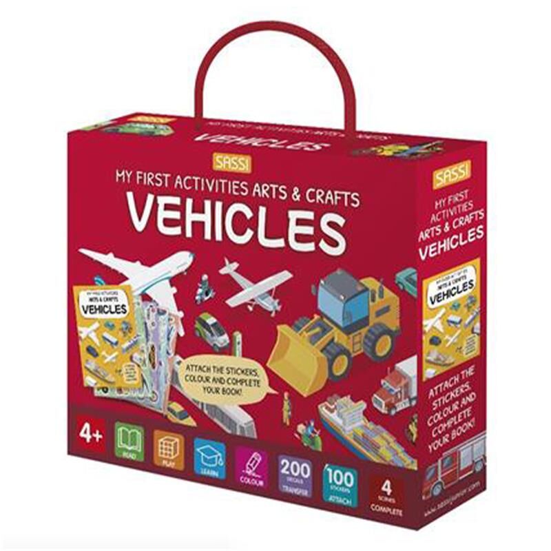 My First Activities Arts And Crafts - Vehicles