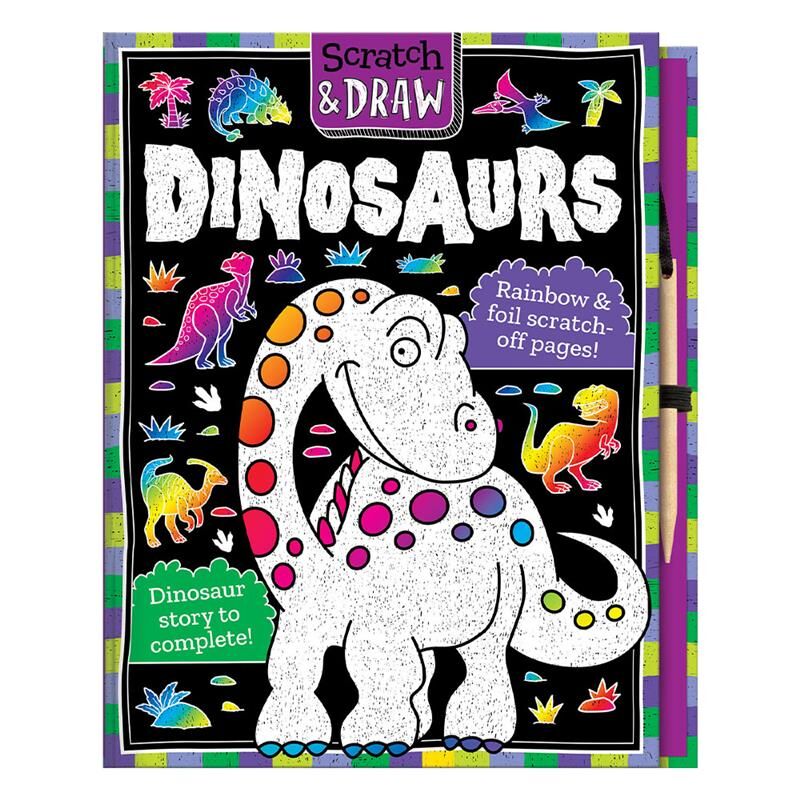 Scratch And Draw - Dinosaurs