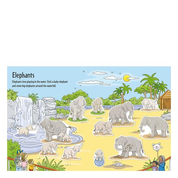 First Sticker Book The Zoo