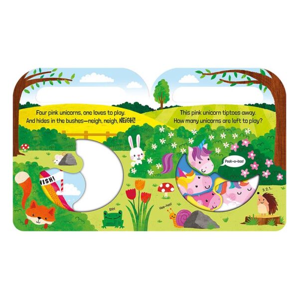 Five Pink Unicorns - Carry And Count -  Board Book