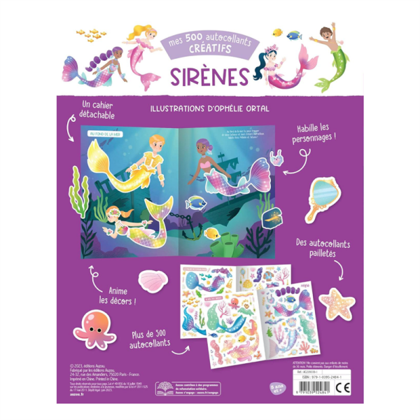 Mes 500 Autocollants Creatifs - Sırenes