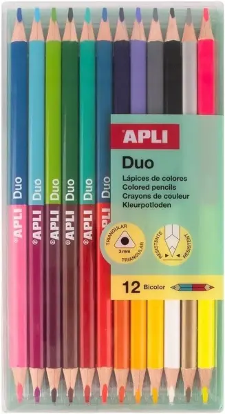 Duo Çift Taraflı Boya Kalemi 12 Adet