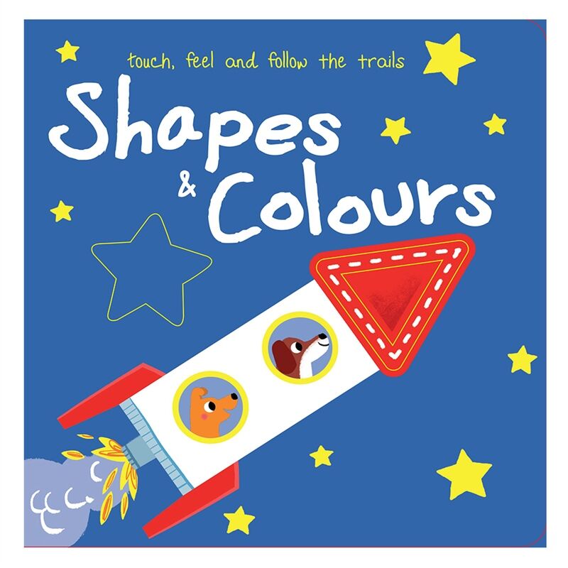 Shapes - Colours - Touch- Feel And Follow Trails