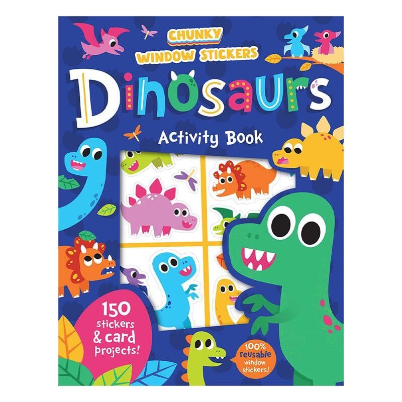 Chunky Window Stickers - Dinosaurs Activty Book