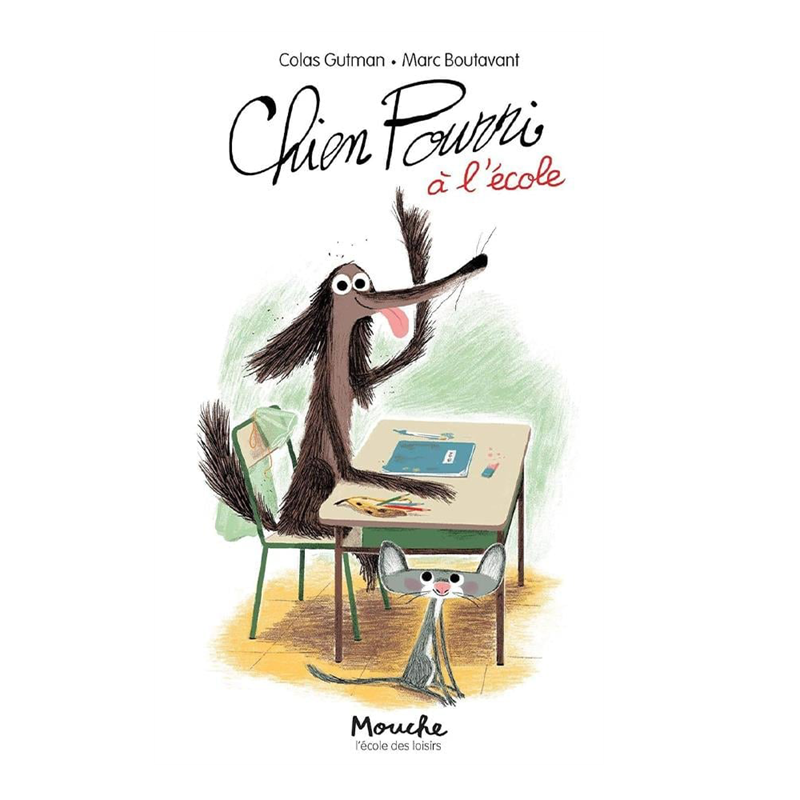 Chien Pourri a lecole