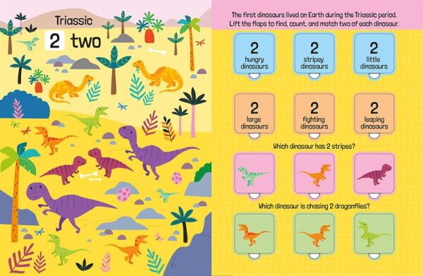 Lift The Flap First 100 Dinosaurs to Count