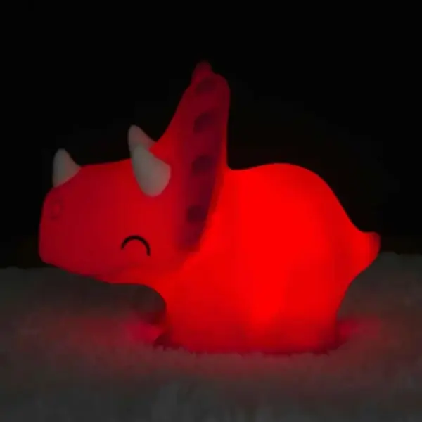 Triceratops Silikon Gece Lambası