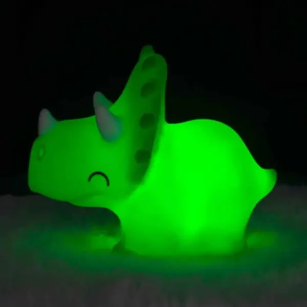 Triceratops Silikon Gece Lambası