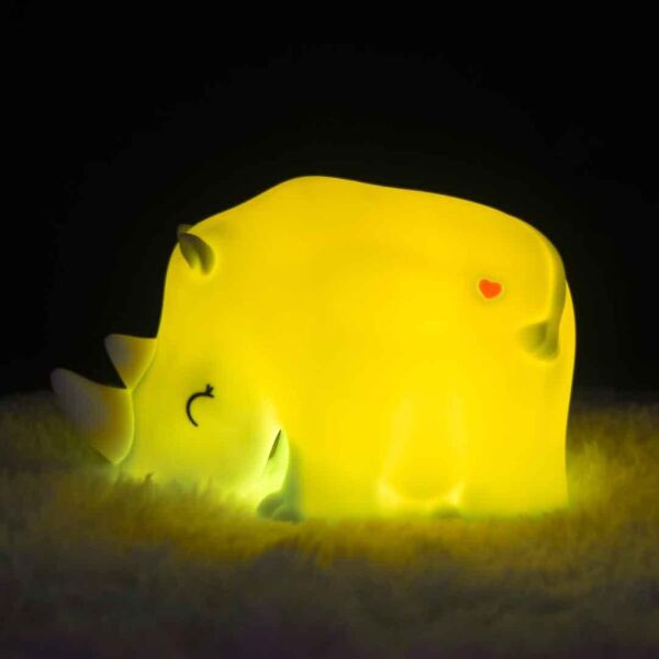 Silikon Gece Lambası Rhino Scott Yeşil