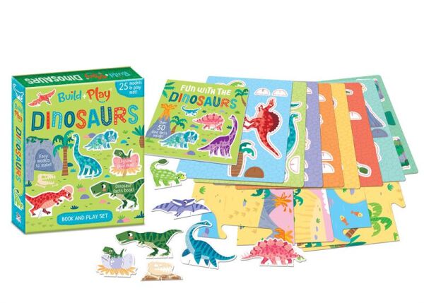 Build and Play - Dinosaurs Book and Play Set