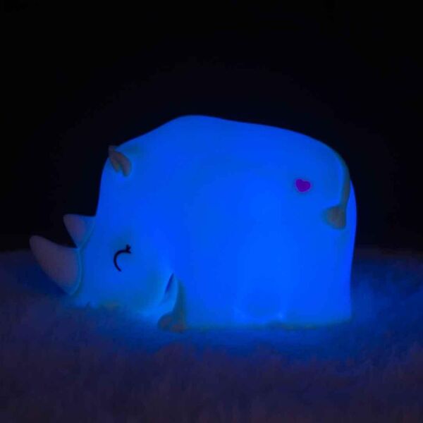 Silikon Gece Lambası Rhino Scott Yeşil