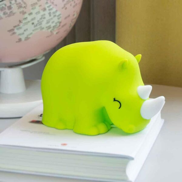 Silikon Gece Lambası Rhino Scott Yeşil